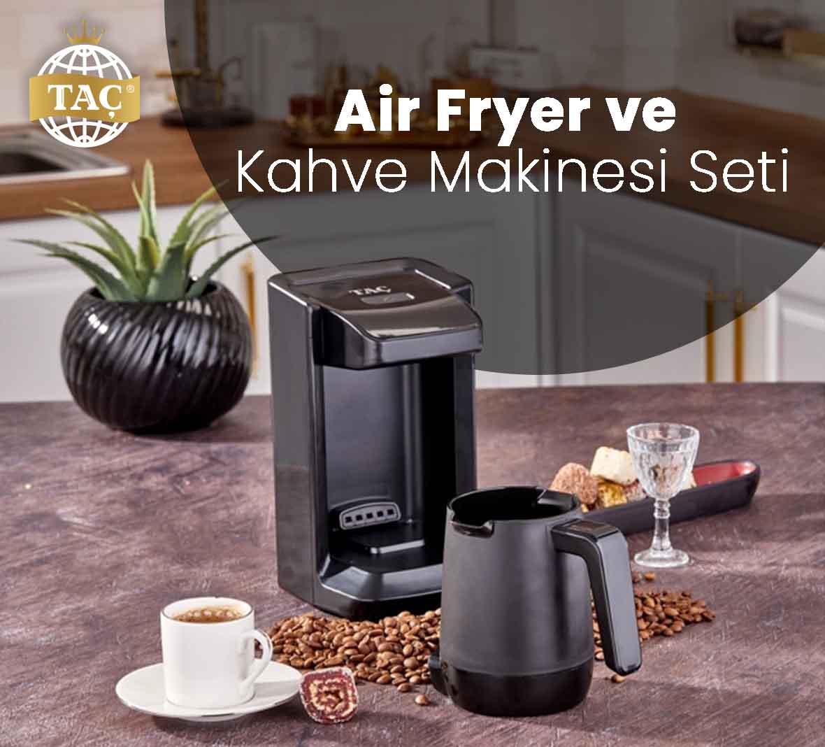 Air Fryer ve Kahve Makinesi Çeyiz Setleri mutfak eşyaları için iletişime geçin.  - Taç