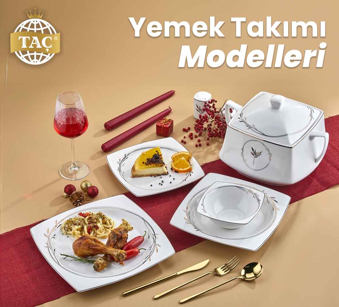 Yemek Takımı Modelleri - Sofra Takımları - Taç