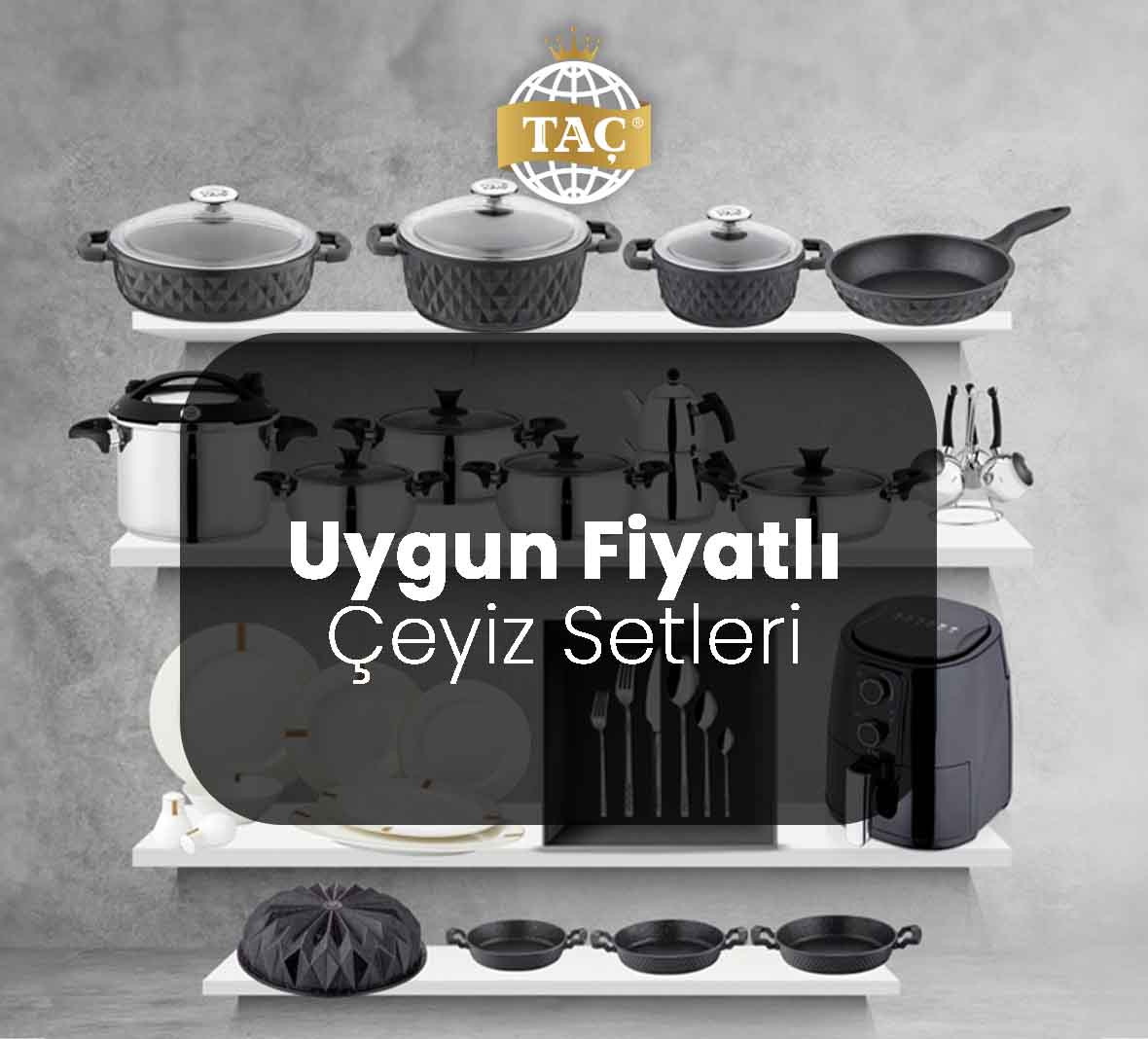 Taç Uygun Fiyatlı Çeyiz Seti - İndirimli Kampanyalar - Taç