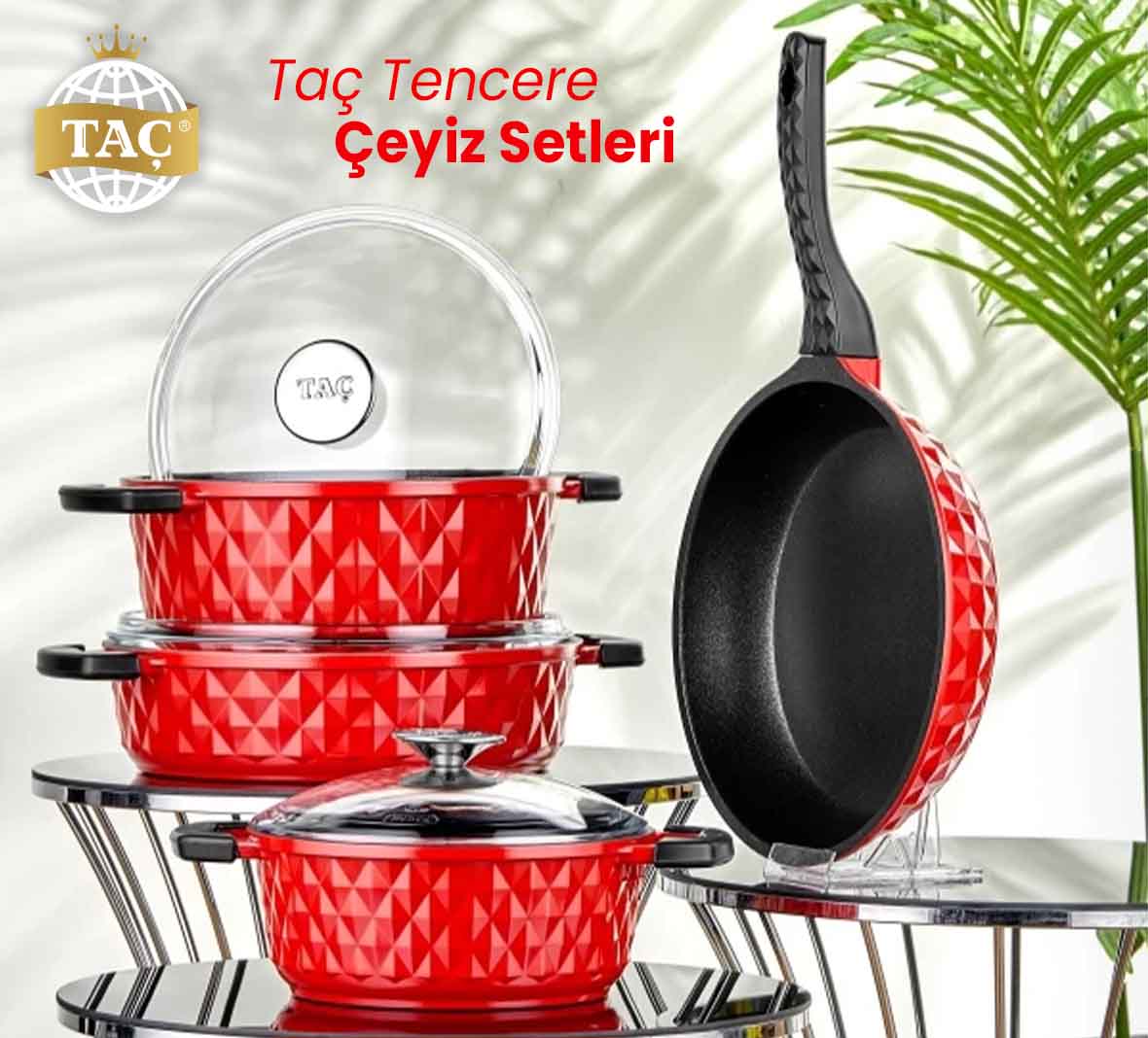 Tencere Çeyiz Setleri - Master Cook - Taç